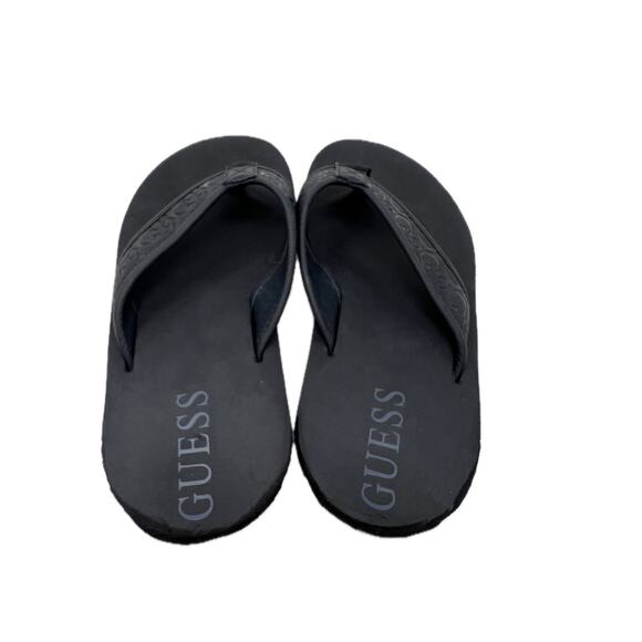 Guess Black Slide Sandals Men's Size 11 - Picture 2 of 4